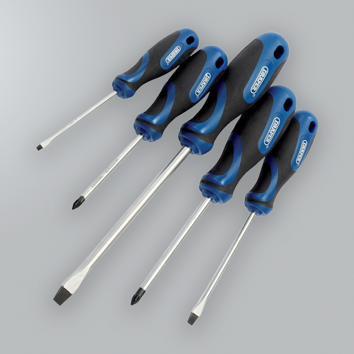 Soft Grip Screwdriver SET (5 Piece) Soft Grip Screwdriver SET (5 Piece)